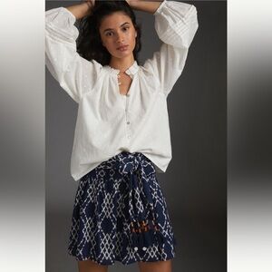 Anthropologie Rimbaud Tie-Waist Skirt